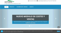 Desktop Screenshot of optimaiberica.es